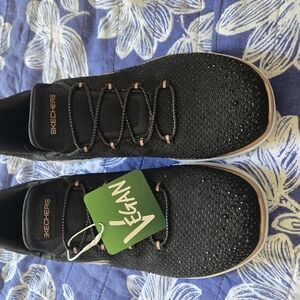 Skechers Black Athletic Shoes